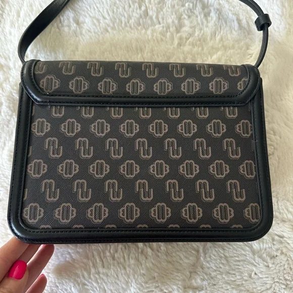 MAJE  - New Leather crossbody bag in Brown - Picture 2 of 10